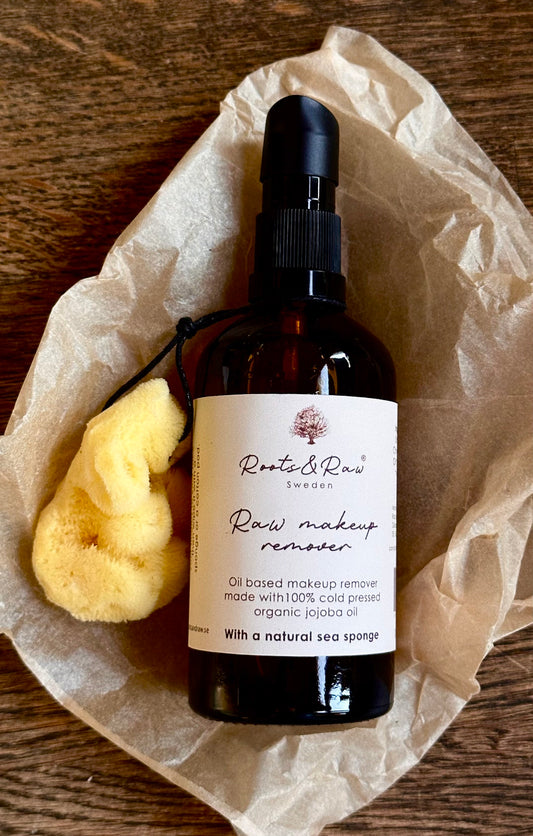 Raw makeup remover